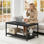 ZenStyle Industrial Coffee Table - Image 2