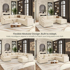 Belffin Large Modular Sectional Sofa - Image 9