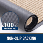 OLANLY Front Door Mat 71x34, Waterproof Heavy-Duty Indoor Outdoor Doormat | - Image 3
