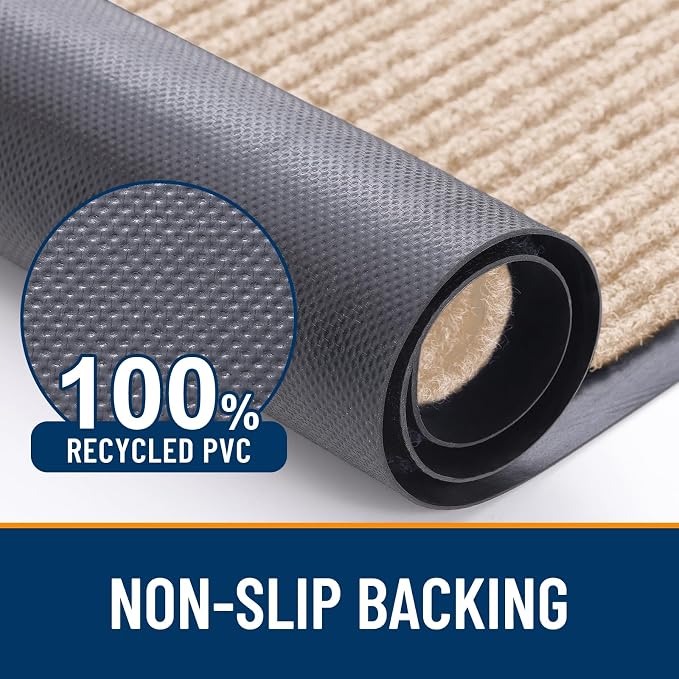 OLANLY Front Door Mat 47x23, Waterproof Heavy-Duty Indoor Outdoor Doormat | - Image 3
