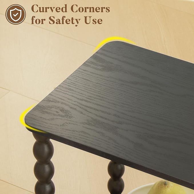 Fultyle Black Side Table, Small End Table - Image 6