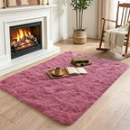 3x5 Blush Fluffy Soft Area Rug Non-Slip - Image 4
