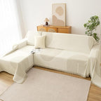Boho Sofa Covers for 2 Cushion Couch, Chenille Sofa Slipcover for Pets Washable - Image 6