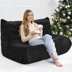 Bean Bag Loveseat Chair Big Sofa Beanbag Chair - Image 3