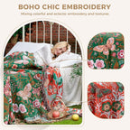 LUTBM Boho Throw Blanket for Bed Cotton Summer Blankets for Bedroom Living Room - Image 3