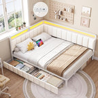 DICTAC Corner Queen Bed Frame by DICTAC