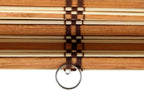 Red Lantern Burnt Bamboo Cordless Window Shade - Image 8