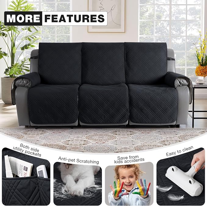 TAOCOCO 100% Waterproof Recliner Sofa Cover Non Slip Couch Cover - Image 6