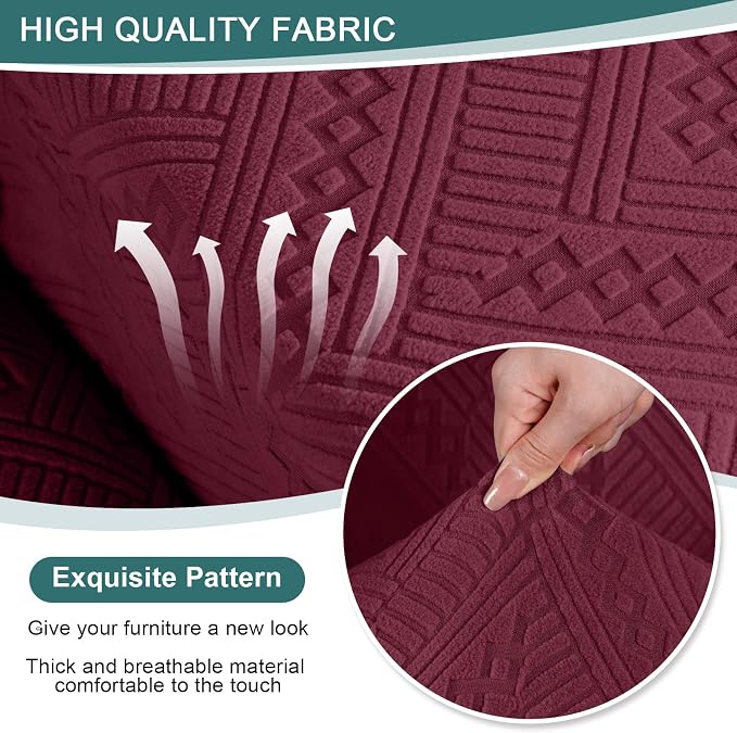Ruaozz Loveseat Recliner Covers - Image 3