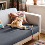 Hokway Large Couch Cushion Covers Stretch Cushion Covers Sofa Seat Cushion - Image 8