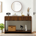 ORRD Console Table with Drawers, Mid-Century 43 Inches Narrow Entryway Tables - Image 5