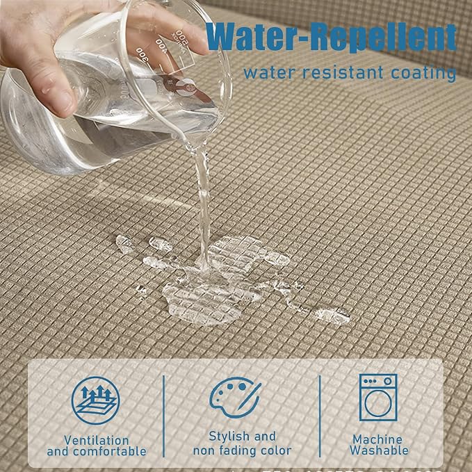 Water Repellent Single Seat Cushion Cover, Replacement Chair/Sofa Cushion - Image 3