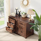 Joaxswe Farmhouse Nightstand Set of 2, 18 Inch End Table - Image 2