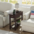 ChooChoo Narrow End Table Set of 2, Side Table Living Room - Image 5