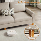 EASE MOOSE Large Seat Faux Leather L Shaped Sofa, Waterproof and - Image 8