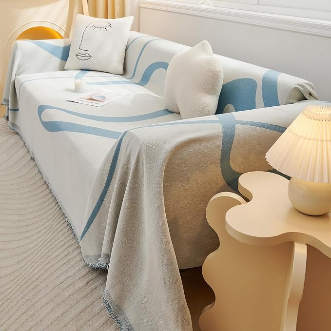 VClife Couch Cover for Sofa Washable Plush Sofa Cover Slipcover - Image 9
