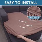 Waterproof Sectional Couch Covers, Non Slip Sofa Cushion Covers | L Shape - Image 8