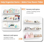 upsimples Floating Shelves for Wall, 47.3 Inch Shelves for Decor Storage Set of - Image 6