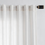 MYSKY HOME 90 Inch Natural Curtains - Image 7