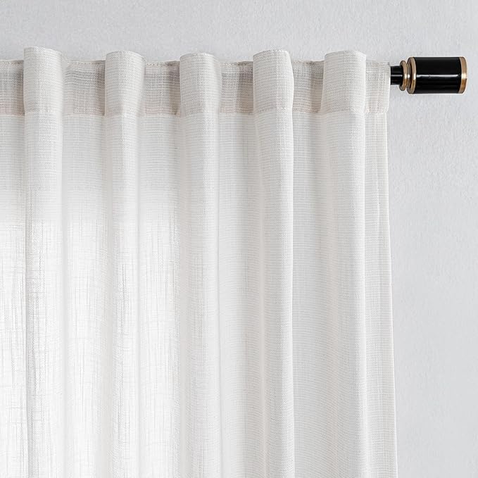 MYSKY HOME Extra Long Curtains for Living Room, Boho Window Curtain Drapes for - Image 7