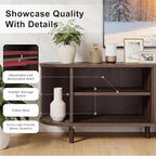 70" Mid Century Modern TV Stand, Wood TV Consoles - Image 6