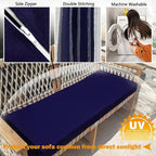Patio Bench/Swing Cushion Cover, Patio Cushion Seat Slicovers - Image 3