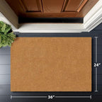 Barnyard Designs Natural Coco Coir Non-Slip Doormat | Heavy-Duty Welcome Mat - Image 3