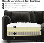 ELUCHANG Oversized 113" Modular Sectional Sofa, Comfy Cloud Couch, L Shaped - Image 7