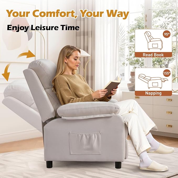 Korser Recliner Chair, Living Room Chairs - Image 3
