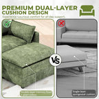 LEVELEVE 112.5" L-Shape Modular Sofa - Image 4