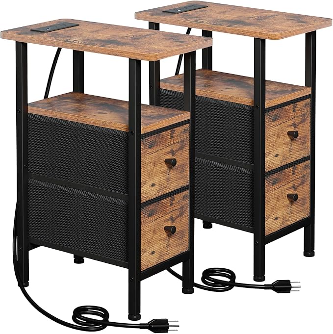 LOAKEKEL Narrow Nightstand by LOAKEKEL