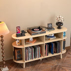 LUVIOHOME Large Round Record Player Stand - Image 6
