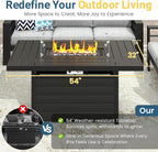 Solaste Aluminum Patio Furniture Set - Image 7