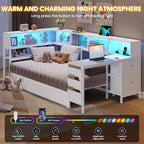 DICTAC Corner Twin Bed Frame - Image 4