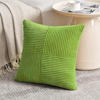 Fancy Homi Set of 2 Lime Green Samll Decorative Throw Pillow Covers 14x14 Inch - Image 2