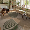 Lahome Modern Rainbow Easy Jute Rug 9x12, Large Nature Rugs by Lahome