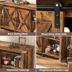 Farmhouse TV Stand for 80 Inch TV - Image 5