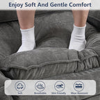 U Shaped Modular Sectional Sofa, Cloud Couch - Image 5