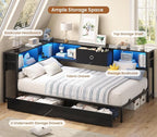 Hasuit Twin Corner Bed Frame - Image 4