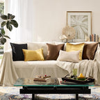 GIGIZAZA Gold Velvet Pillow Covers 16x16 Decorative Pillows Pack of 2 | Throw - Image 8