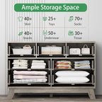 Xixini Fluted Dresser for Bedroom - Image 3