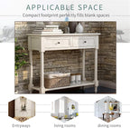 Harper & Bright Designs TREXM Daisy Series Console Table Traditional Design - Image 7