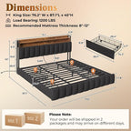 PRAISUN Bed Frame King Size - Image 2