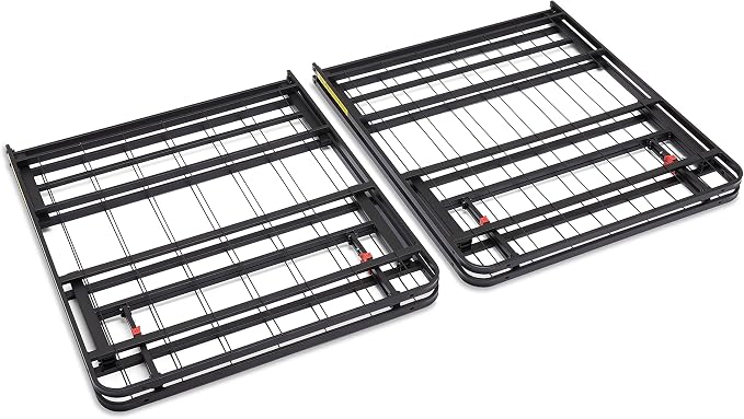 Amazon Basics Bed Frame with Storage, Foldable Metal Platform, Sturdy Steel - Image 7