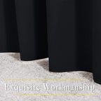 NICETOWN Black Blackout Curtains 84 inch Length 2 Panels, Grommet Thermal - Image 7