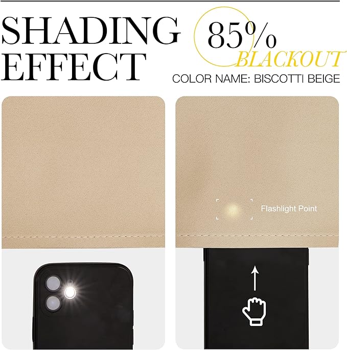 NICETOWN Thermal Insulated Grommet Room Darkening Curtains/Draperies/Panels - Image 5