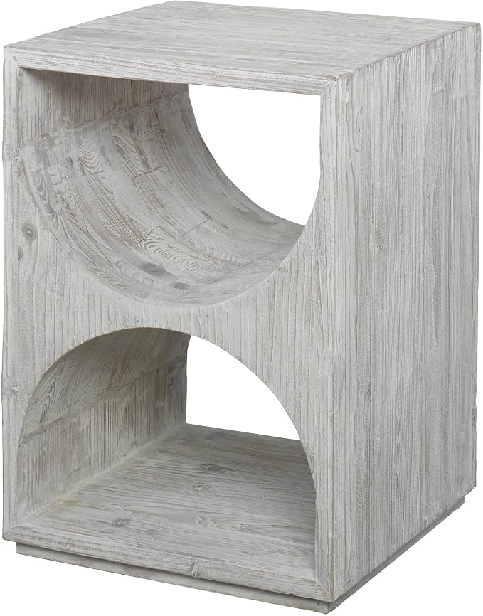 MY SWANKY HOME Elegant Scandi Contemporary Accent Table Solid Wood Distressed by MY+SWANKY+HOME