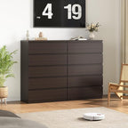 Jocoevol Modern Brown 5 Drawer Dresser - Image 7