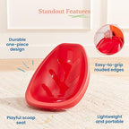 ECR4Kids Plastic Leaf Scoop Floor Rocker Seat, Classroom Furniture - Image 5