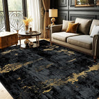 RELEANY Washable 6'x8' Abstract Area Rug by RELEANY